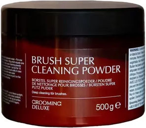 Produktbild von Grooming Deluxe Reinigungs-Pulver für Pferdebürsten in der Dose