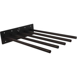 Grooming Deluxe Schabrackenhalter aus Metall Schwarz für 5 Stück – Bild 1 von 3