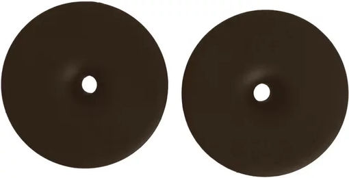 Grooming Deluxe Silikon Gebissscheiben Schutzringe für Pferde in Braun und Schwarz – Bild 1 von 4