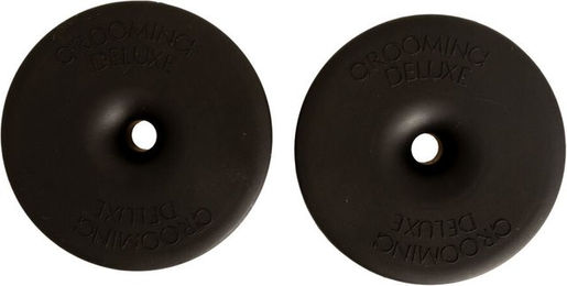 Grooming Deluxe Silikongebissring für Pferde Schwarz 2er Pack – Bild 1 von 3