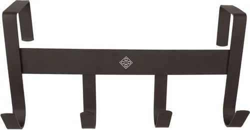 Grooming Deluxe Trensenhalter aus Metall mit 4 Haken in Schwarz – Bild 1 von 2