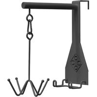 Produktbild von Grooming Deluxe Trensenhalter mit 4 Haken aus Metall in Schwarz