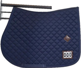 Grooming Deluxe Wand Sattelhalter in Gold und Blau – Bild 1 von 2