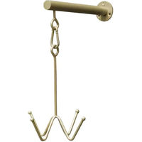 Produktbild von Grooming Deluxe Wandmontierter 4-armiger Sattelhalter in Gold und Beige