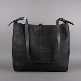 Produktbild von Große Ledertasche Antarès Paris Schwarz Unisex Waterproof