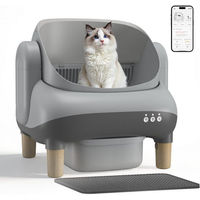 Produktbild von GTPLAYER Automatische Katzentoilette XXL Selbstreinigend mit App-Steuerung Grau