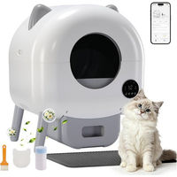 Produktbild von GTPLAYER Selbstreinigende Katzentoilette Jumbo mit App-Steuerung und Infrarotsensor Weiß