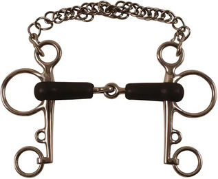 Produktbild von Gummiüberzogenes Pelham für Pferde von Umbria Equitazione in Gold