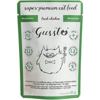 Produktbild von Gussto Cat Fresh Katzenfutter Hähnchen Monoprotein Hypoallergen 85 g - 85 g