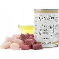 Produktbild von Gussto Katzen Nassfutter Kalb und Kaninchen Getreidefrei Monoprotein 6x400 g - 400 g