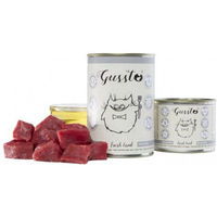 Produktbild von Gussto Katzen Nassfutter Lamm Stückchen in Sauce getreidefrei 6x400 g - 400 g