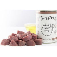 Produktbild von Gussto Katzen Nassfutter Wildschwein Stückchen in Sauce getreidefrei 6x400 g - 400 g