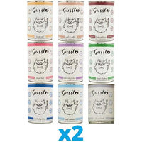 Produktbild von GUSSTO Katzenfutter Mix Sensitive Monoprotein Hypoallergen 18x400 g