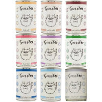 Produktbild von GUSSTO Katzenfutter Mix Stückchen in Sauce Hypoallergen Monoprotein 9x400 g