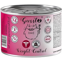 Produktbild von Gussto Vet Weight Control Nassfutter für erwachsene Katzen zur Gewichtskontrolle 200 g