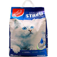 Produktbild von Gut & Günstig EDEKA Katzenstreu Hygiene Streu nicht klumpend 20 l
