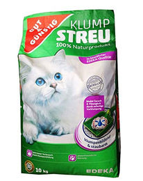 Gut & Günstig Katzenklumpstreu 100% Naturprodukt - 10 kg – Bild 1 von 2