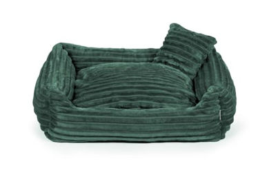 Gutekissen Hundebett Dream Hundekissen aus Cord in Grün XL 100x75 cm – Bild 1 von 7