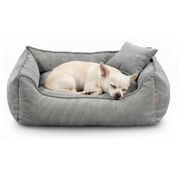 Gutekissen Hundebett Lucky Hundekissen Grau XS mit Polyurethanschaum und abnehmbarem Bezug – Bild 1 von 3