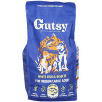Produktbild von Gutsy Hundefutter Fisch und Insekten für ausgewachsene mittlere und große Hunde getreidefrei und hypoallergen