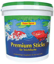 GW Heimtierbedarf Premium Fischsticks Hauptfutter für Teichfische 10L - 10 l – Bild 1 von 3