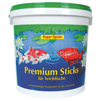Produktbild von GW Heimtierbedarf Premium Fischsticks Hauptfutter für Teichfische 10L - 10 l