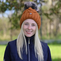 Produktbild von H&JOY Damen Fleece Wintermütze Aida in Braun und Orange