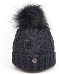 Produktbild von H&JOY Damen Wintermütze Aida aus Fleece in Grau Einheitsgröße