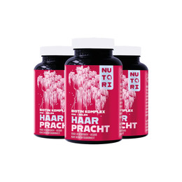 Produktbild von Haar Pracht Starke Haarkapseln mit Biotin, Zink und Vitaminen - 270 Stk.