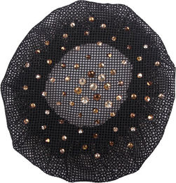 Produktbild von Haarnetz für Dutt QHP Rhinestone