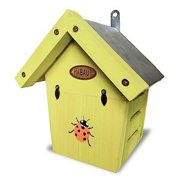 Produktbild von HABAU Marienkäferhaus Insektenhotel aus lasiertem Massivholz - 1 Stk.