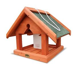 Produktbild von HABAU Vogelhaus Buchfink aus Holz mit Futtersilo