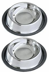 Produktbild von HAC24 Rutschfester Edelstahl Futternapf 450ml - 2 x 450 ml