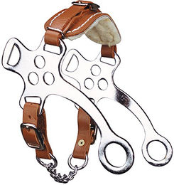 Produktbild von Hackamore Leder mit Kunstfell Warmblut