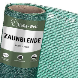 HaGa Schutznetz Zaunblende Schattiernetz 85% 0,9m breit grün - 1 m – Bild 1 von 9