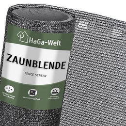 HaGa Schutznetz Zaunblende Schattiernetz 85% 0,9m breit schwarz - 1 m – Bild 1 von 9