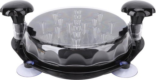 Produktbild von Hähnchen-Zerkleinerer-Werkzeug Anti-Rutsch-Basis Ergonomischer Griff Fleisch-Zerkleinerer Drehen mit Saugfüßen L(for 6.5-9kg)