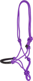 Produktbild von Halfter aus geknüpftem Seil mit Glitzersteinen für Pferde USG