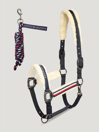 Produktbild von Halfter- und Führstrickset für Pferde mit Kunstfell Tommy Hilfiger Equestrian Yale