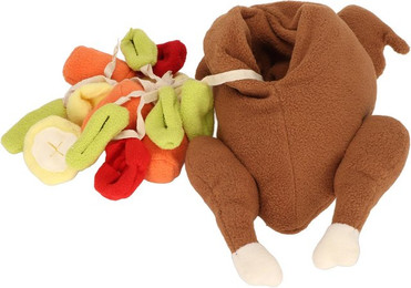 Produktbild von Halloween Braten Truthahn Gemüse Schnüffelspielzeug für Hunde