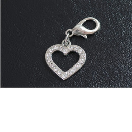 Produktbild von Halsband-Anhänger Strass - Herz