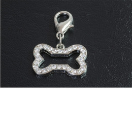Produktbild von Halsband-Anhänger Strass Knochen