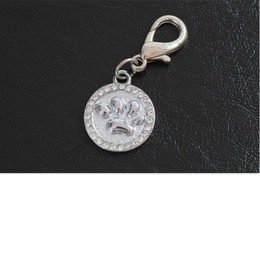 Produktbild von Halsband-Anhänger Strass Pfote