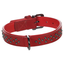 Halsband Denver mit Schmuckelementen rot M/L 36-45 cm 30 mm – Bild 1 von 4