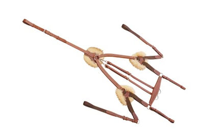 Produktbild von Halsband für die Jagd mit 5 Punkten aus gegerbtem Leder Equestro