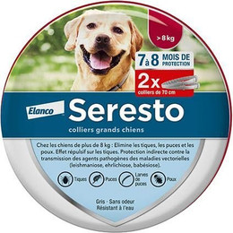 Produktbild von Halsband für große Hunde Elanco Seresto (x2)
