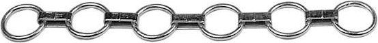 Produktbild von Halskette mit flachen verzinkten Gliedern 7 Ringe Kerbl