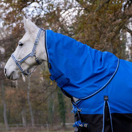 Halsteil für Weidedecke 200g Füllung 1200D TYREX EquiTheme blau/schwarz Pony - 200 g – Bild 1 von 2