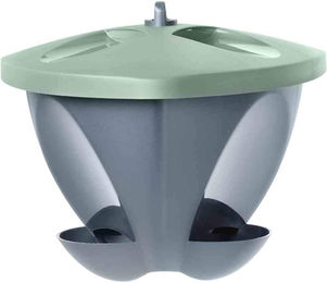 Hammerplast Vogelfutterhaus Space 4 Liter grün-anthrazit - 4 l – Bild 1 von 2