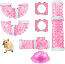 Produktbild von Hamster Röhren Set Transparent Verbindungstunnel Spielzeug